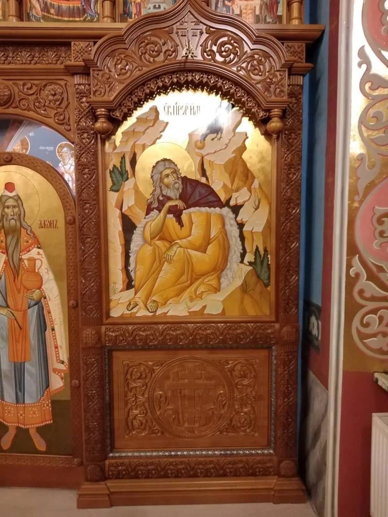 Iconostasis. Iconostasis of the Church of the Prophet Elijah, Tver Region