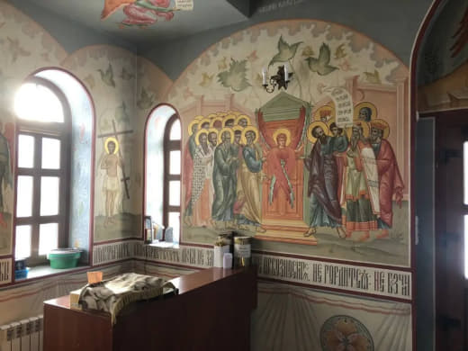 Роспись храма. Роспись храма праведных Иоакима и Анны, г. Ковров, Владимирская область — 7