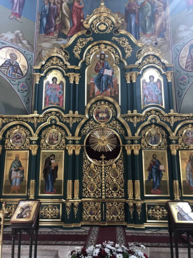 Иконостас. Иконостас храма, с. Медное, Тверская область — 1