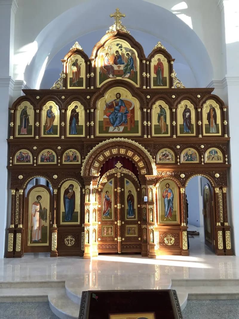 Iconostasis. Convent iconostasis, Pokrov, Vladimir Region