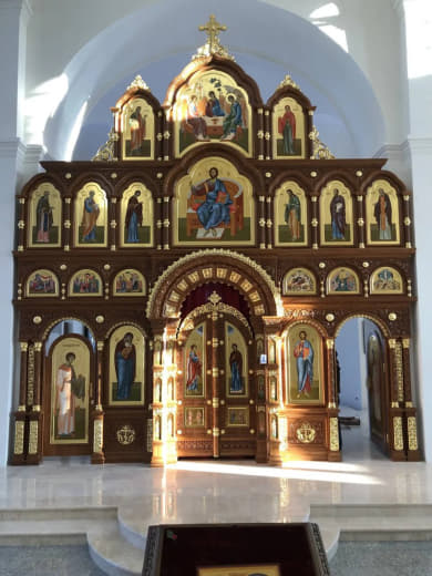 Иконостас. Иконостас женского монастыря, г. Покров, Владимирская область — 1