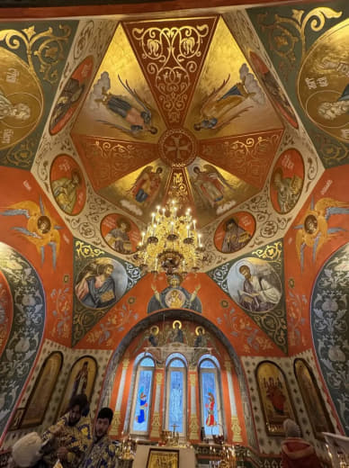 Роспись храма. Роспись храма, пос. Вольгинский, Владимирская область — 1